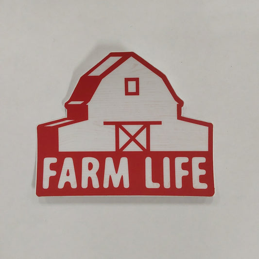 FARM LIFE BARN STICKER