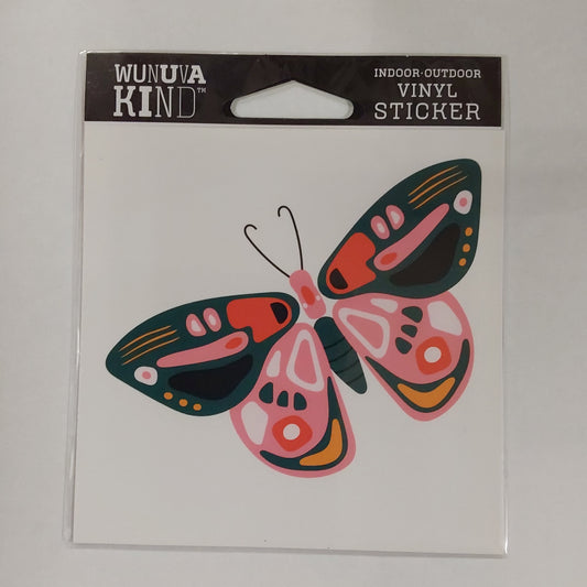 BUTTERFLY PINK STICKER