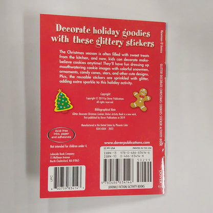 DECORATE CHRISTMAS COOKIES ACTIVITY BOOK