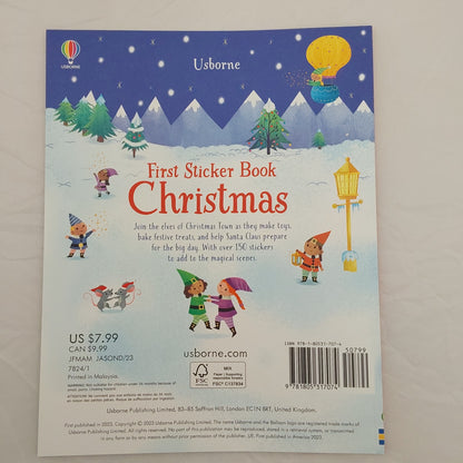 FIRST STICKER BOOK CHRISTMAS