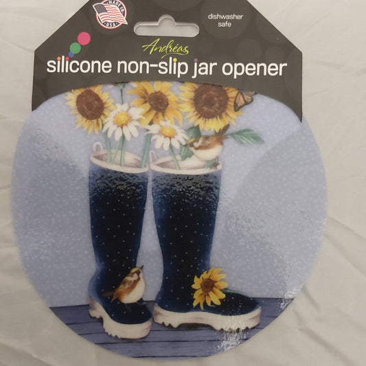 BLUE RAINBOOTS JAR OPENER