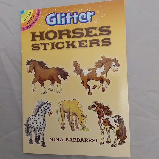 GLITTER HORSE STICKERS