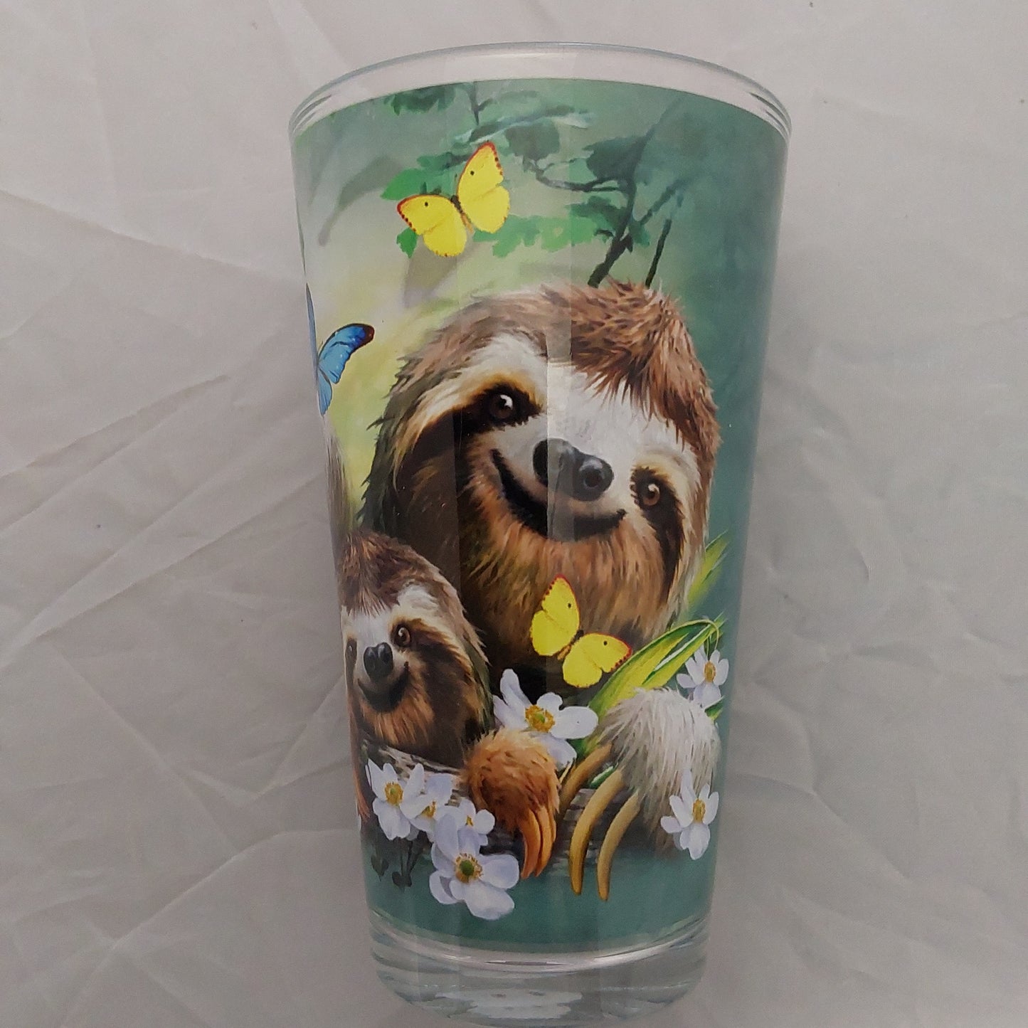 SLOTH FAMILY SELFIE PINT GLASS