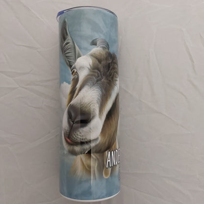 GOAT HEAD STAINLESS STEEL TUMBLER