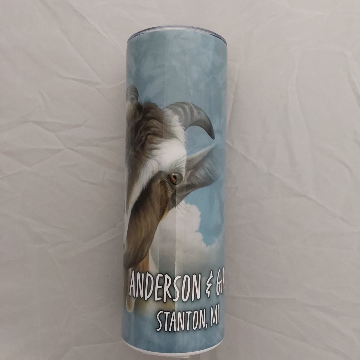 GOAT HEAD STAINLESS STEEL TUMBLER