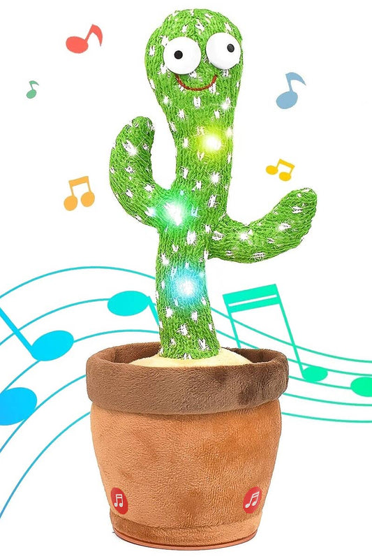 Cactus Sound Mimicking Led Dancing Plush Toy