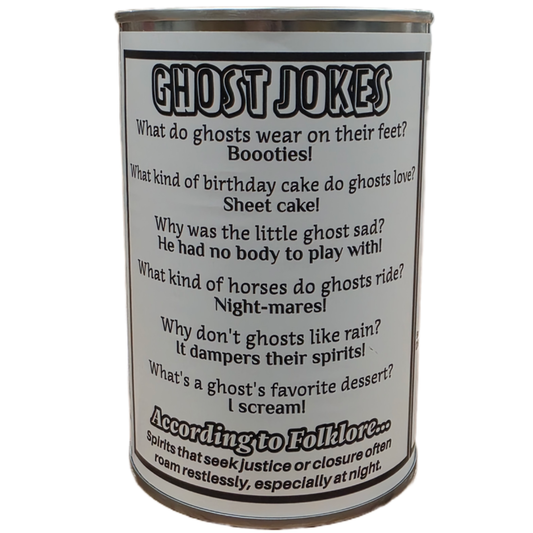 Canned Ghost- Halloween Plush Gift in Can