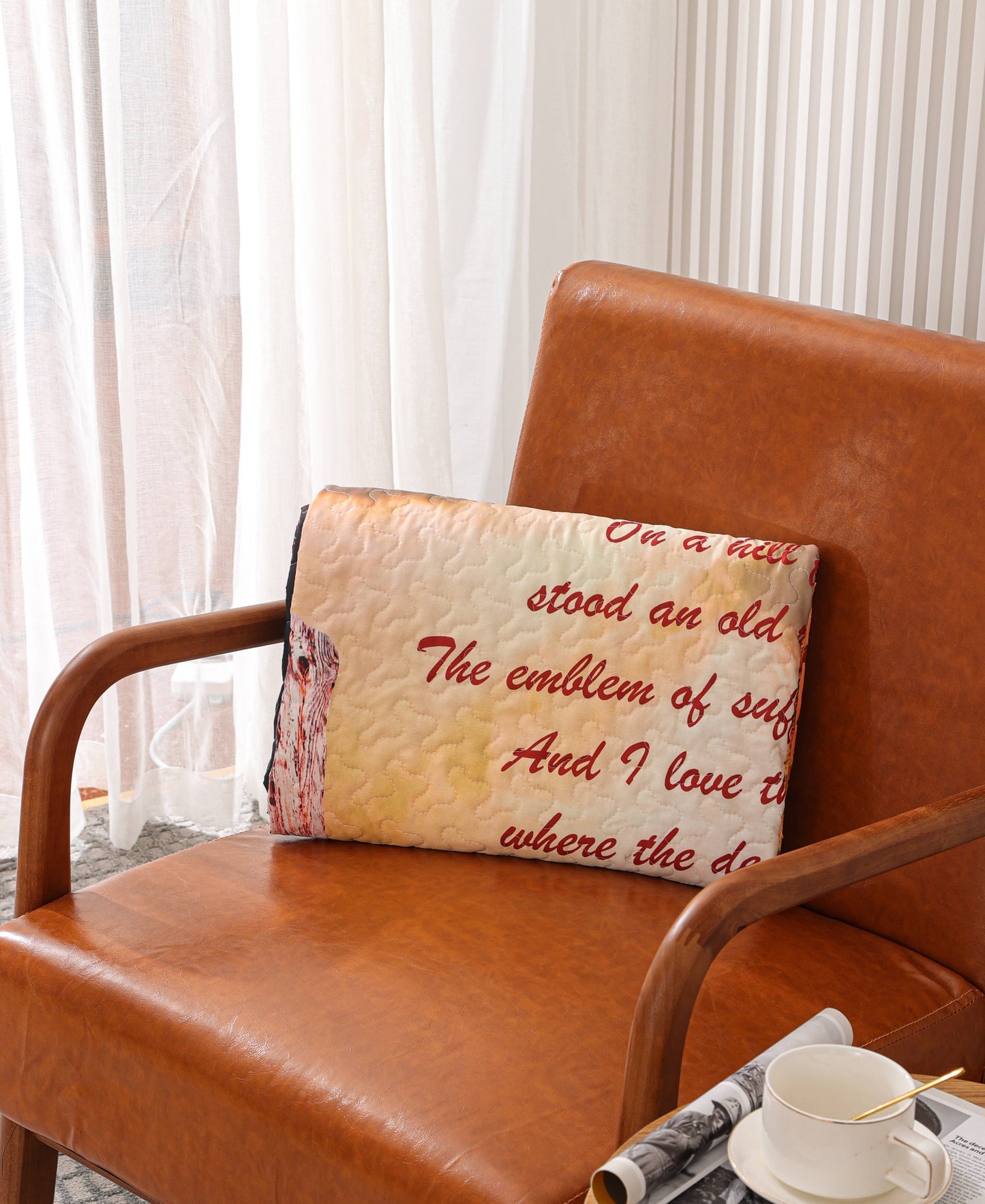 Old Rugged Cross Inspirational Quilted Throw