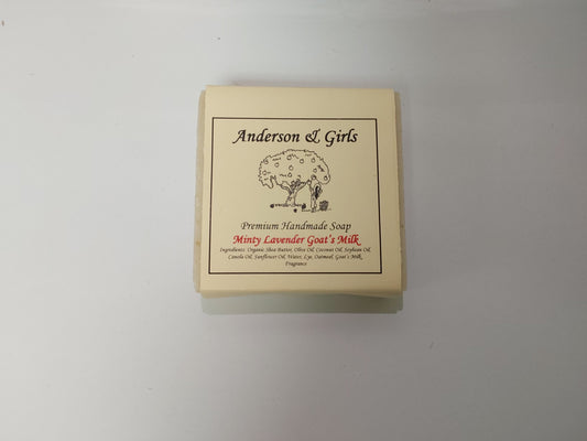 MINTY LAVENDAR GOAT'S MILK SOAP