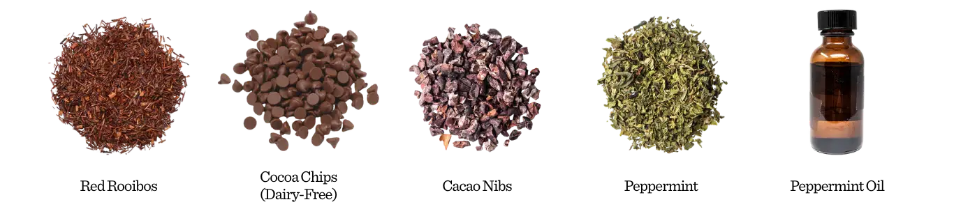 Minty Midnight Glass Jar of Loose Leaf - 30 Servings