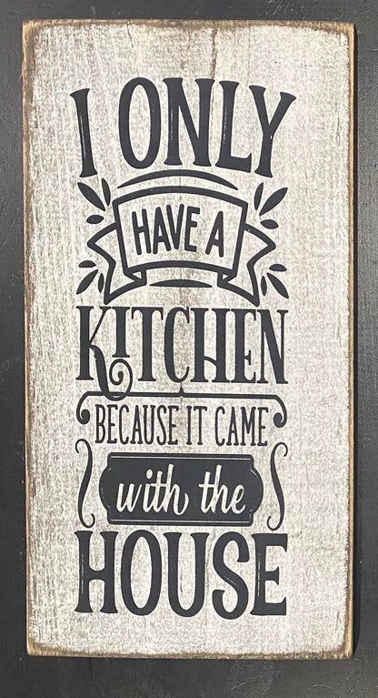 I ONLY HAVE A KITCHEN BECAUSE IT CAME WITH THE HOUSE-BOHO