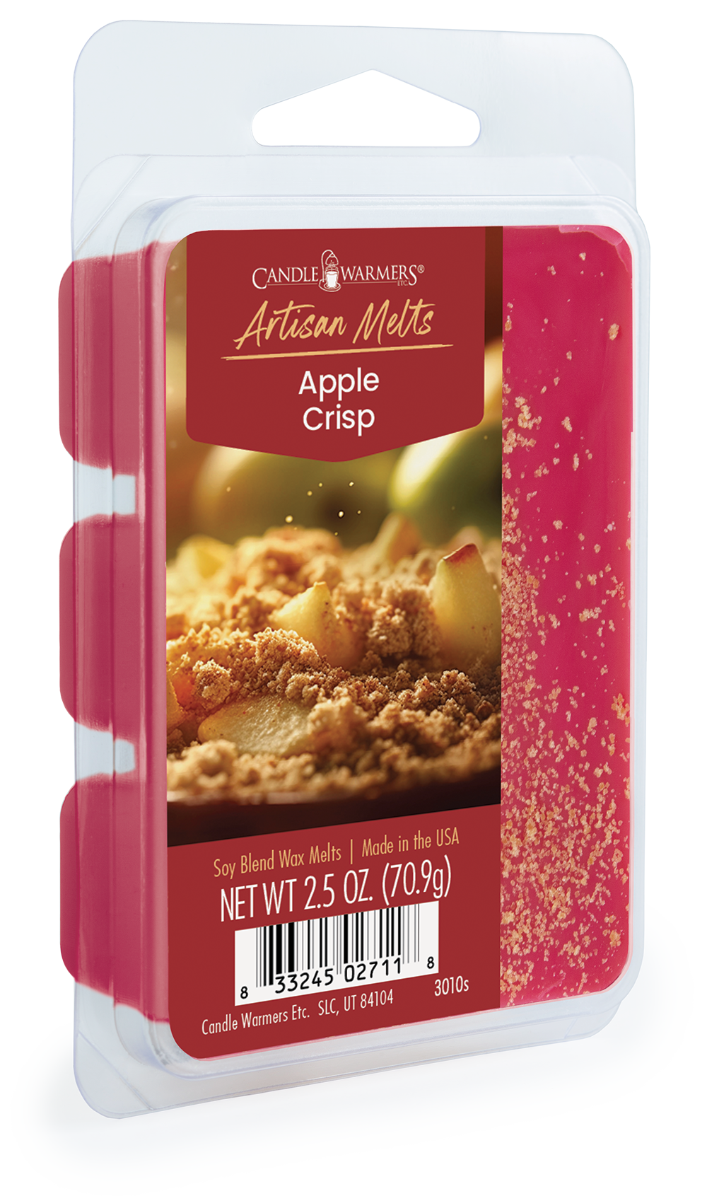 2.5 oz Artisan Wax Melt Apple Crisp