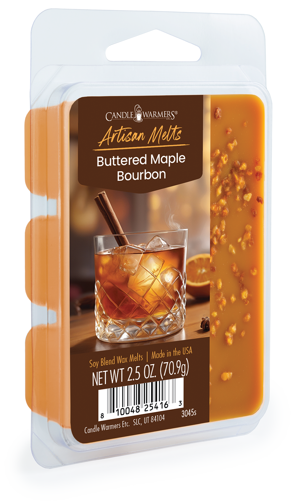 2.5 oz Artisan Wax Melt Buttered Maple Bourbon