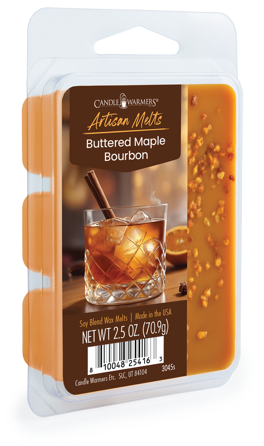 2.5 oz Artisan Wax Melt Buttered Maple Bourbon