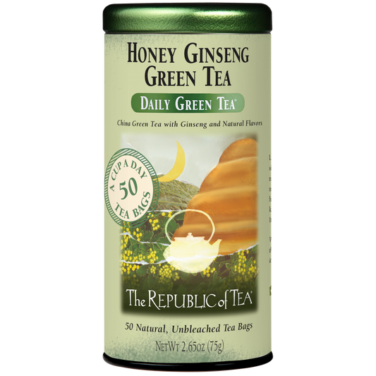Honey Ginseng Green (50 Tea Bags)