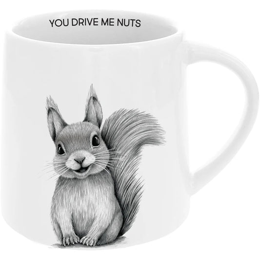 DRIVE ME NUTS 17 OZ MUG