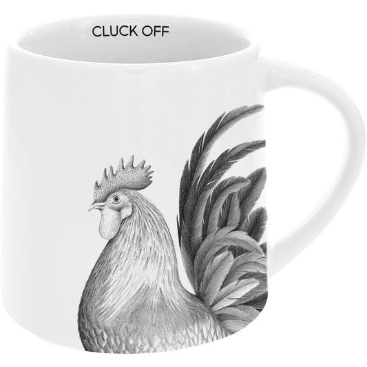 CLUCK OFF 17 OZ MUG