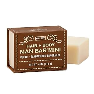 HAIR & BODY MAN BAR MINI REDWOOD & CLOVE