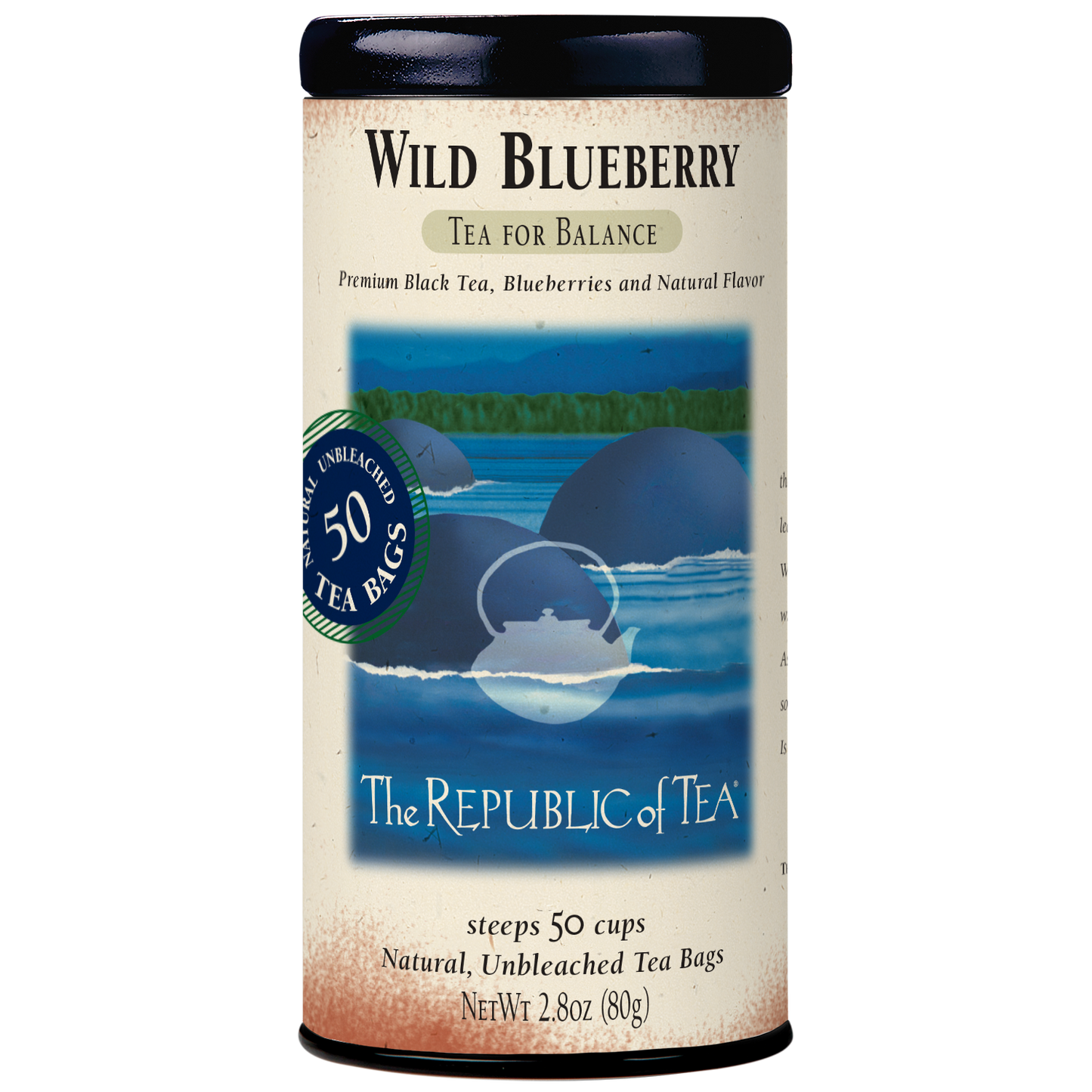 Wild Blueberry Black (50 Tea Bags)