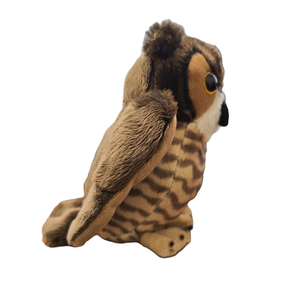 Hoot the Canned Owl Stuffed Animal Plush in Can Funny Jokes