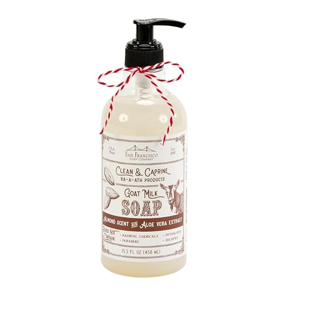 GOAT MILK ALMOND 16.5OZ CLEAN & CAPRINE