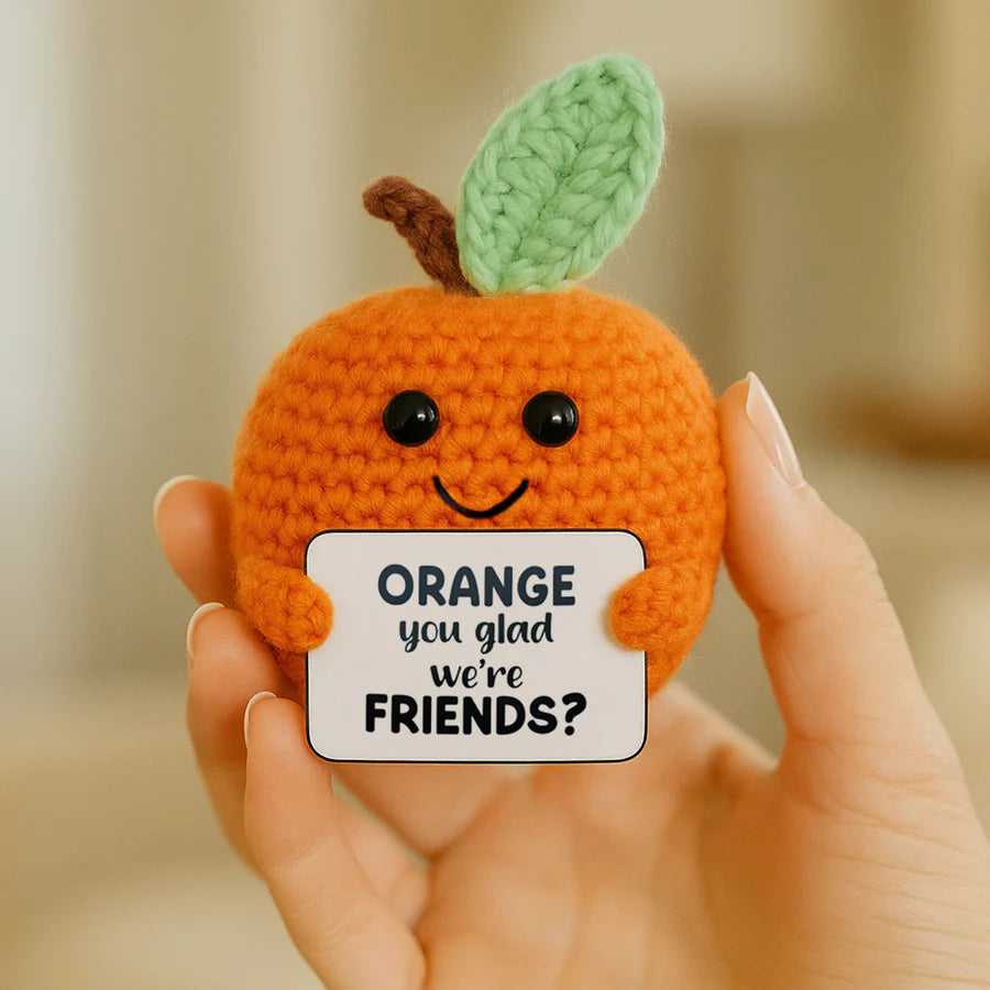 ORANGE CROCHETED MINI