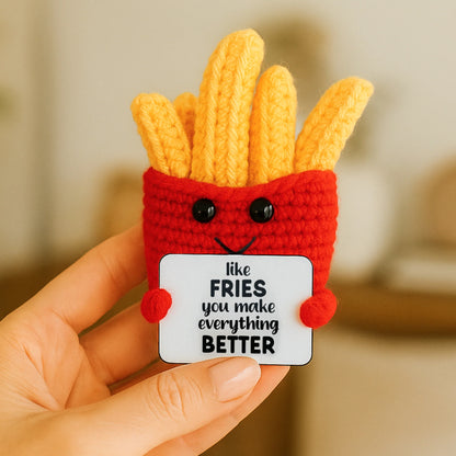 FRENCH FRY CROCHETED MINI