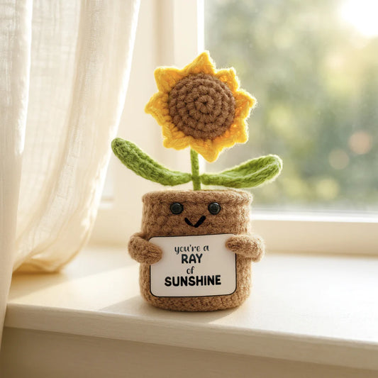 SUNFLOWER CROCHETED MINI