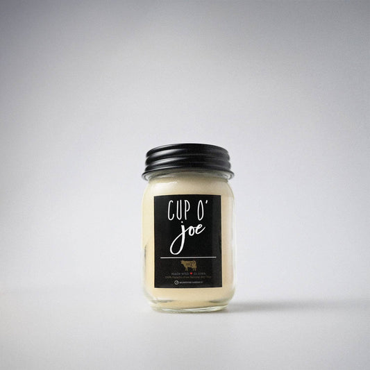 13 oz Mason Jar Candle: Cup O' Joe