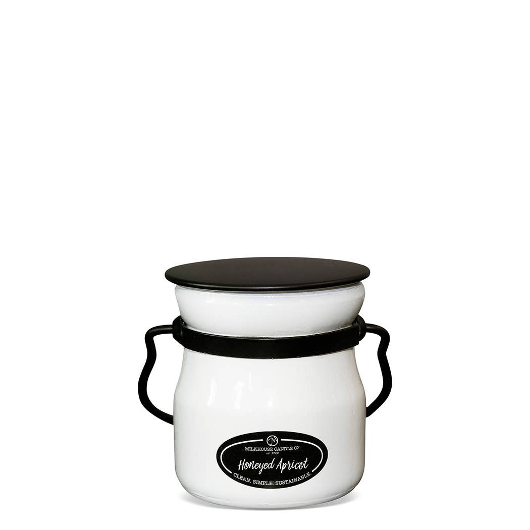 5 oz Cream Jar Candle: Honeyed Apricot