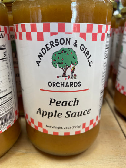 PEACH APPLESAUCE 25 OZ