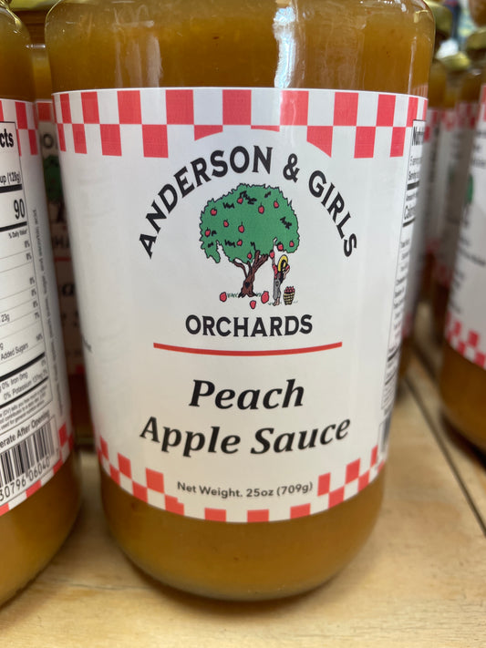 PEACH APPLESAUCE 25 OZ