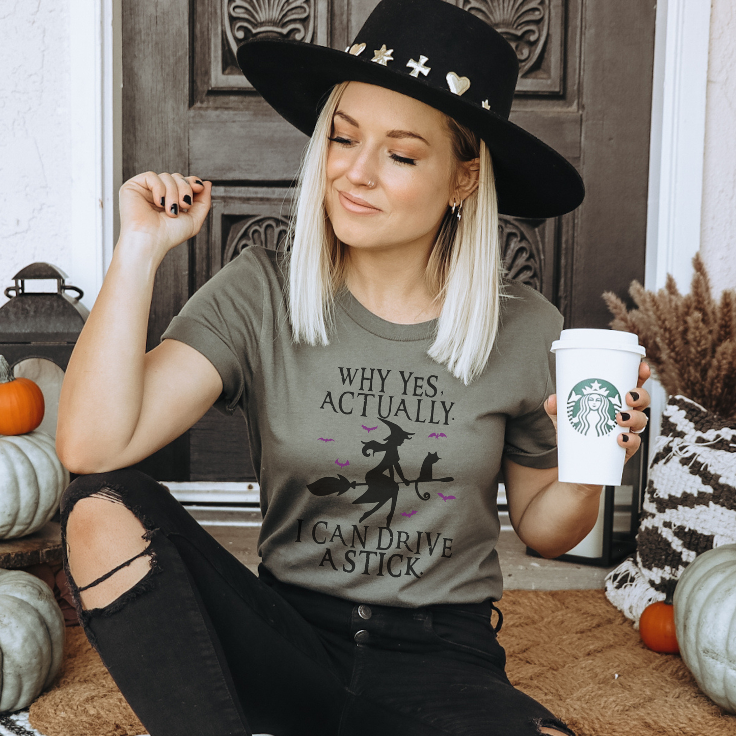 I Can Drive a Stick Halloween T-Shirt