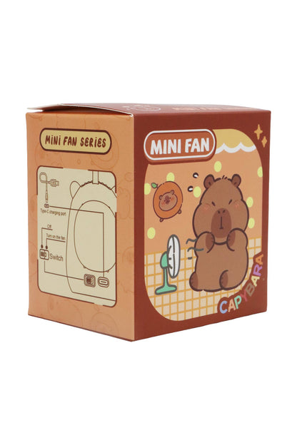 Capybara Neckband Rechargeable Electric Fan