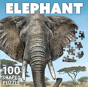 ELEPHANT 100 PIECE PUZZLE