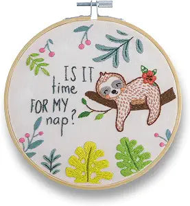 Is It Time For My Nap Embroidery Kit