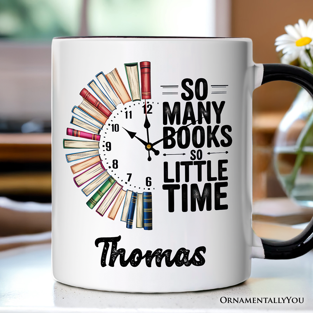 So Many Books So Little Time Personalized Mug