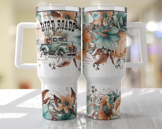 Dirt Road Truck 40oz tumbler