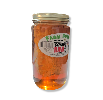 RAW HONEY COMB 1LB 100% PURE UNFILTERED USA HONEYCOMB