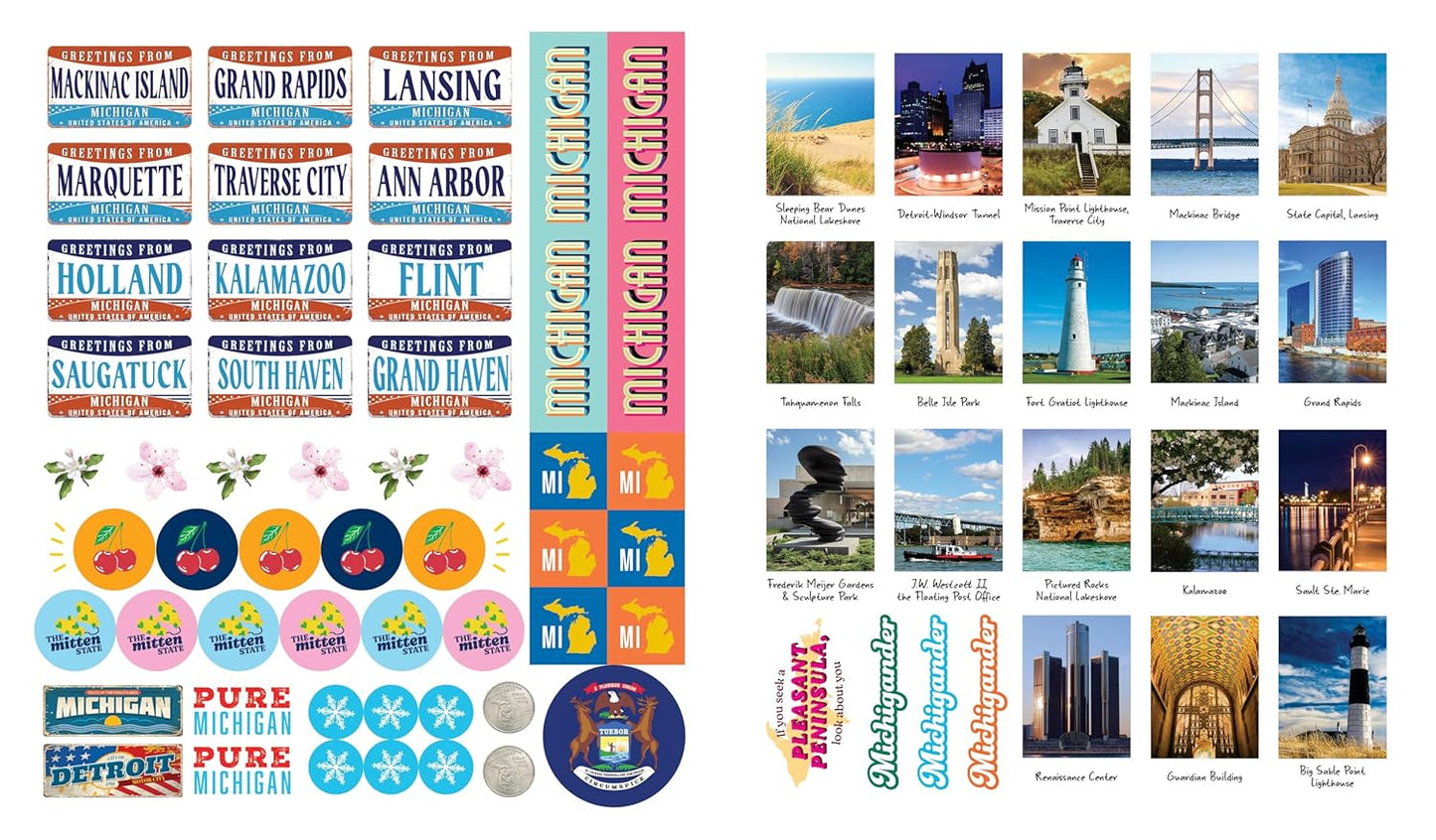 500 Stickers: Michigan