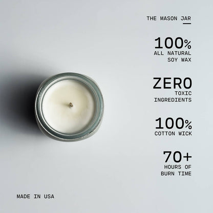 13 oz Mason Jar Candle: Cup O' Joe