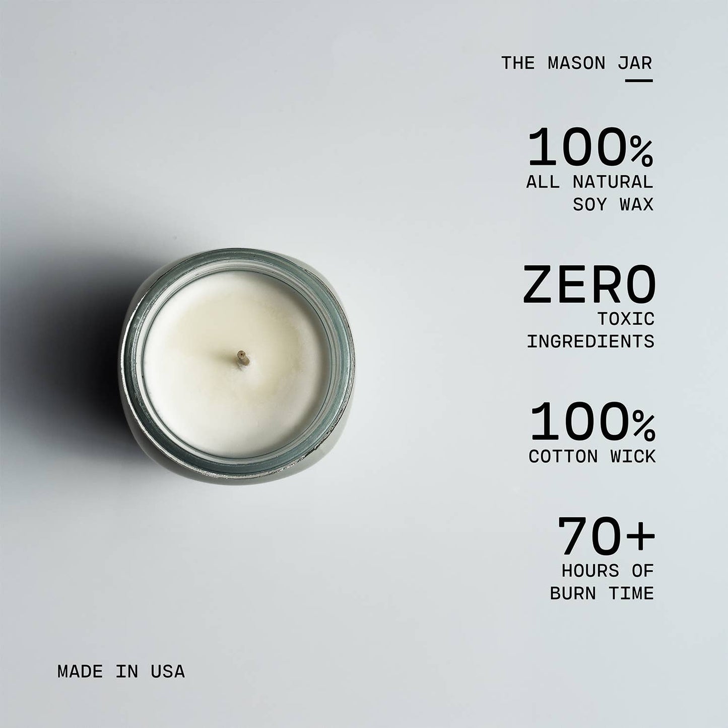 13 oz Mason Jar Candle: Strawberry Patch