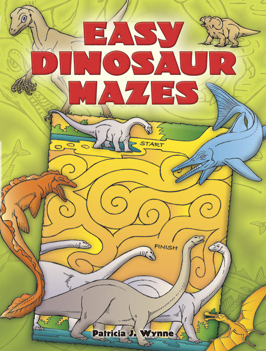 EASY DINOSAUR MAZES
