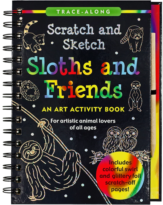 SLOTH & FRIENDS SCRATCH & SKETC