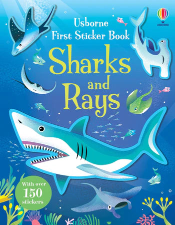 FIRST STICKER BOOK - SHARKS AND RAYS