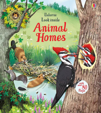 LOOK INSIDE ANIMAL HOMES BOARD BOOK