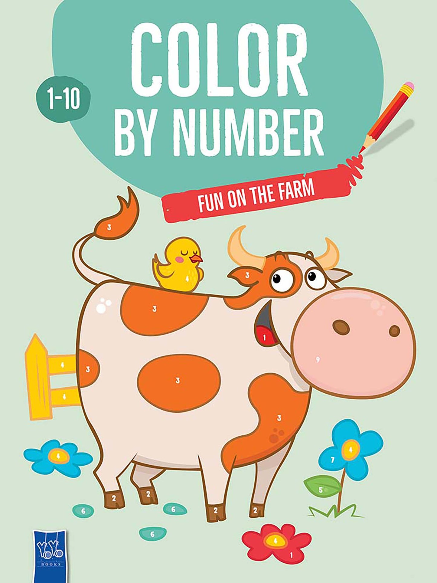 COLOR BY NUMBER FUN ON THE FARM