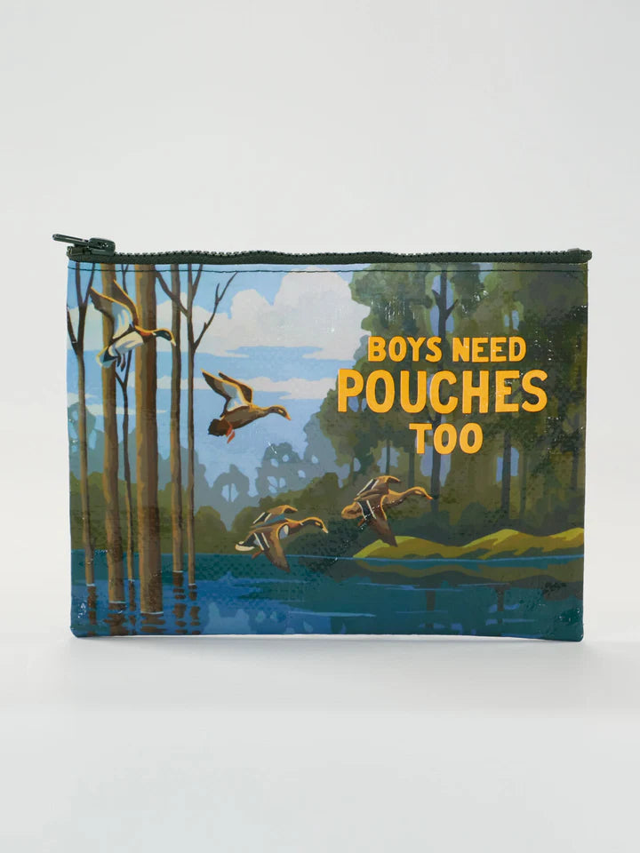 BOYS NEED POUCHES ZIPPER POUCH