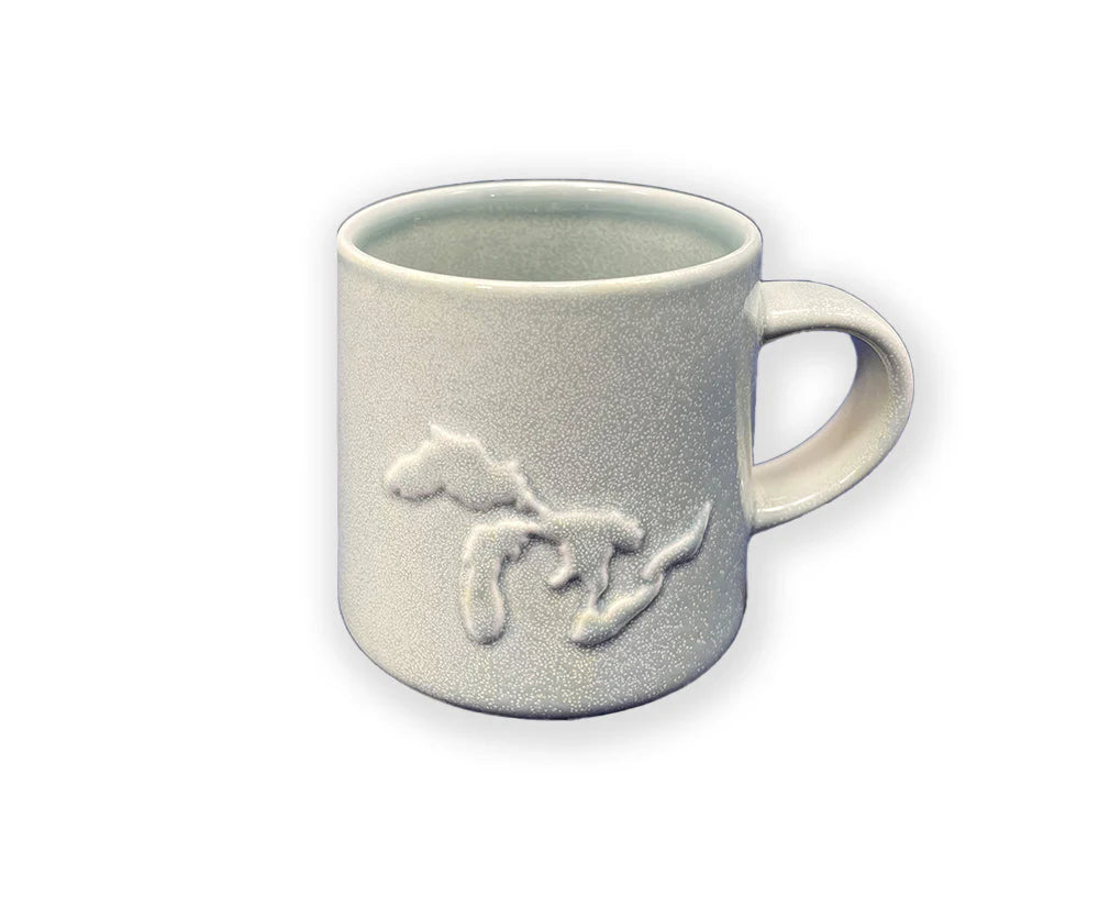 GREAT LAKES EMBOSSED MUG