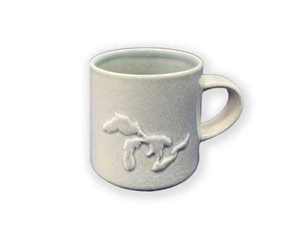 GREAT LAKES EMBOSSED MUG